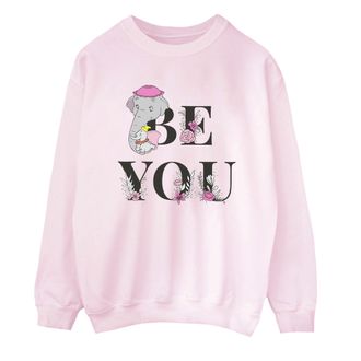 Disney Dames/Dames Dumbo Be You Sweatshirt (Baby Roze)
