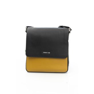 Cerruti yellow Leather Women Mens Crossbody