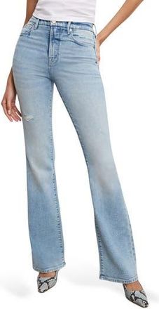 Good American Good Classic High Waist Bootcut Jeans in Indigo960 at Nordstrom Rack, Size 15