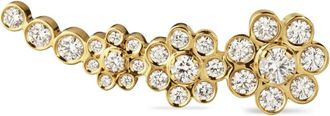 Sophie Bille Brahe 18K yellow gold Croissant Fleur diamond earring