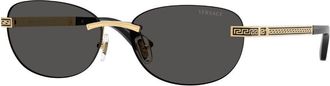 Versace VE2307 152387 Womens Sunglasses Gold Size 56