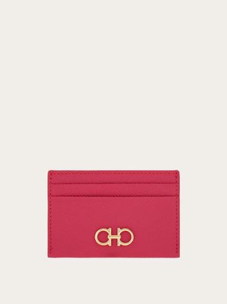 Ferragamo Women Gancini credit card holder Pink
