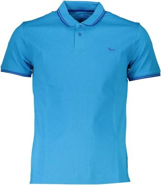 Harmont & Blaine Blauw Polo Shirt Korte Mouwen Heren - Heren - Polos - Blauw - S - Tops