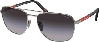 Prada Sunglasses, male, Gray, 60 MM, PS 54Zs Sunglasses
