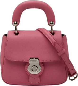Burberry Pre-owned Handbags, female, Pink, Size: ONE SIZE Pre-owned Vintage Handbag