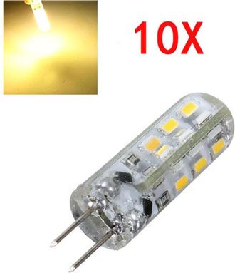Trade Shop Trade Shop Traesio - Trade Shop - Bombillas Led G4 Smd 3014 Dc 12v L&aacute;mparas Super Brillantes Para L&aacute;mparas De Ara&ntilde;a - -3 Vatios