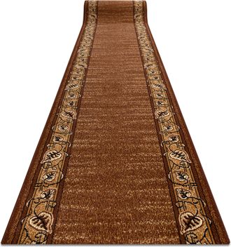 RugsX Rugsx - Alfombra De Pasillo Bcf Feliks Marr&oacute;n 100 Cm Brown 100x1050 Cm