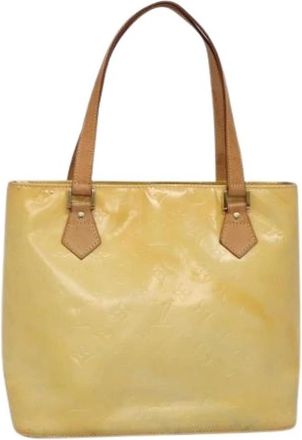 Louis Vuitton Tweedehands leren Louis Vuitton tassen - Dames - Vintage Shopper - Geel - ONE Size - Vintage