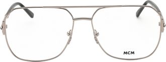 MCM MW5007014 Aviator Metal Eyeglasses - Silver