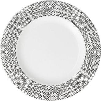 Fortessa Set Of 4 Ornament Bone China 9In Salad/Dessert Plates