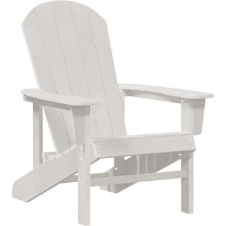 vidaXL Silla Adirondack Blanco 74 X 82 X 92cm Pl&aacute;stico Vidaxl