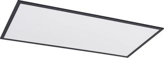 Lindby Panel led de aluminio negro