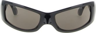 Balenciaga Raven Cat Occhiali Da Sole Nero-Uomo