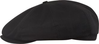 Sterkowski Shelby Cap | 100% Softened Cotton Newsboy for Men Flat caps UK Mens Baker boy hat Women Hats Lightweight Summer 58 cm Black