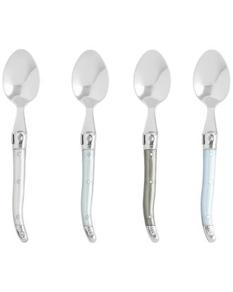 French Home Laguiole Mother Of Pearl Coffee Spoons (Set Of 4)