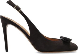 Ferragamo Vibily Pumps - Dames - Pumps - Bruin - 37 1/2 EU - Leer - Schoenen