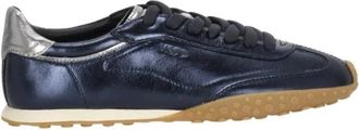 Hoff Bridge Metallics Sneakers - Dames - Sneakers - Blauw - 38 EU - Leer - Schoenen