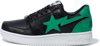 A Bathing Ape A Bathing Ape, Schoenen, Heren, Zwart, 41 EU, Leer, Sta Low Sneakers
