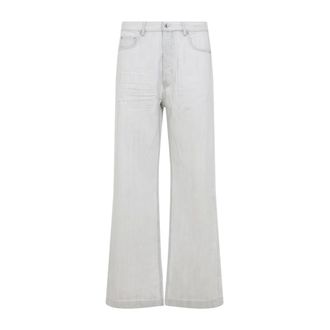 Rick Owens Dames, Jeans, Grijs, Maat: W33 Katoen