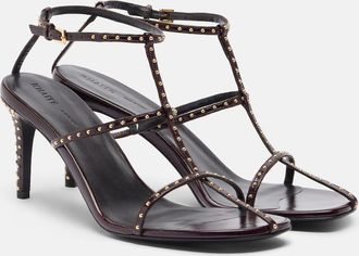 Khaite Cage studded leather sandals