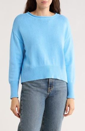 CeCe by Cynthia Steffe Crewneck Sweater in Blue at Nordstrom Rack, Size X-Large