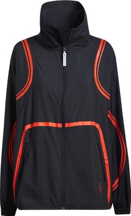 adidas (WMNS) adidas by Stella McCartney TruePace Woven Jacket Asia Sizing Black Red HD9120
