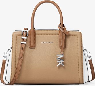 Michael Kors Laila Extra-Small Color-Block Leather Crossbody Bag