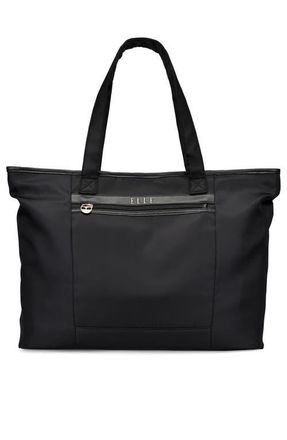 Elle Rendezvous 38L Twill Weekender Duffel Bag in Black at Nordstrom