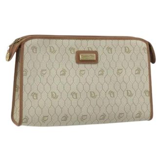 Dior Pre-owned Clutches, female, Beige, Size: ONE SIZE Pre-owned Vintage Clutch Bag