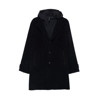 Paul & Shark Abrigo de botonadura sencilla - Coats - Hombre - Negro - 2XL