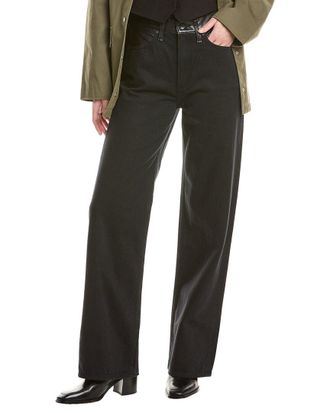 Rag & Bone Rag & Bone Lori Mid-Rise Black Combo Wide Leg Jean