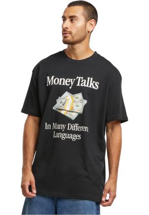 Mister Tee MT Upscale Mens Mt3457-money Talks Oversize Tee T-Shirt, Black, L
