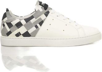 Cerruti White Calfskin Men Womens Sneaker