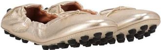Tod's Womens White Ballerina, Size 7.5