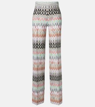 Missoni Zigzag lame straight pants