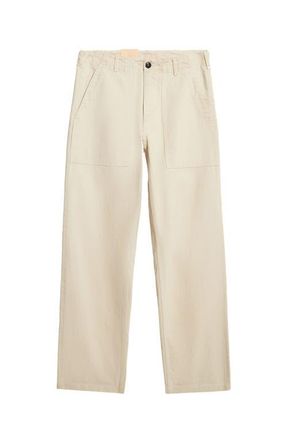 Fortela Newfatigue Japan Selvedge Ecr&ugrave; Denim in Olive Green at Nordstrom, Size 31 X 29 Eu