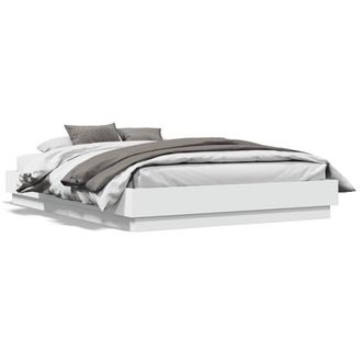 Berkfield Home Bed Frame without Mattress White 135x190 cm Double