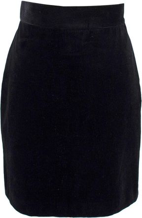 Bella Freud black corduroy mini skirt Size XS