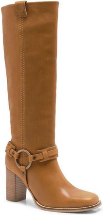 Free People Heidi Harness Tall Boot in Toffee Leather at Nordstrom, Size 7.5