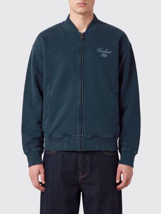 Carhartt Work in Progress Bomber in cotone con logo ricamato e chiusura a zip