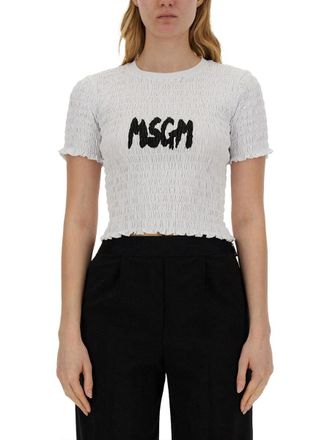 Msgm T -Shirt mit Logo
