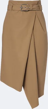Loewe Asymmetric cotton midi skirt
