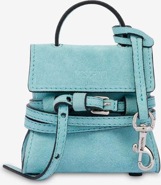 Moschino Borsa micro Moschino Tie Me - Azzurro