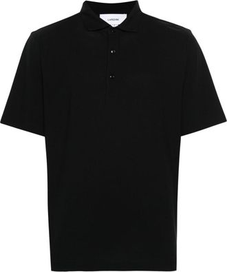 Lardini Black Polo shirt with logo