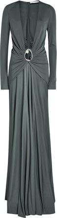 CHRISTOPHER ESBER Orica Cut-out Jersey Maxi Dress - Blue - 38 (UK10 / S)