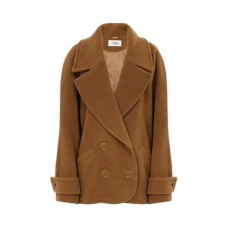 Chlo&eacute; H26 Jacket - female - Chlo&eacute; - Double-Breasted Coats - Brown - XS - Coats