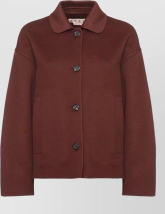 Marni cashmere single breasted coat