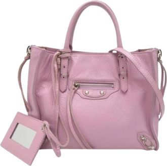 Balenciaga Pre-owned Vintage Handtas - Dames - Vintage Handtas - Roze - ONE Size - Leer - Vintage