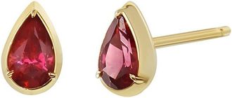 Bony Levy 14K 0.48 Ct. Tw. 2 Garnet Stud Earring