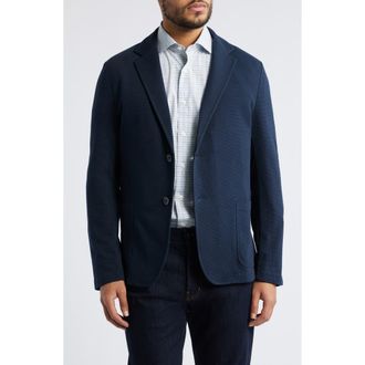 Robert Barakett Dulwich Textured Stripe Sport Coat in Navy at Nordstrom Rack, Size Small